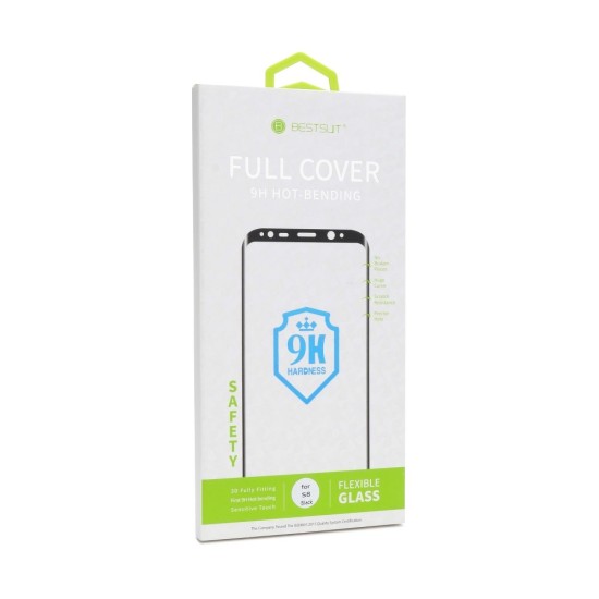 Bestsuit Full Cover 5D Full Glue Nano Tempered Glass (Hot Bending) priekš Xiaomi Mi Note 10 / Note 10 Pro / Note 10 Lite - Melns - Ekrāna Aizsargstikls / Bruņota Stikla Aizsargplēve