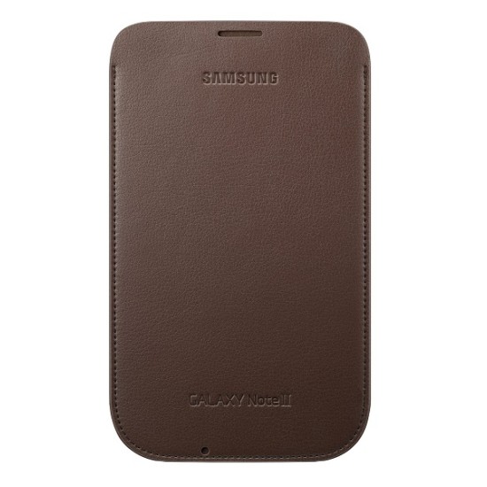 Samsung Pouch EFC-1J9L for Galaxy Note 2 - Choco Brūns - universāls maks kabatiņa (pouch cover, maciņš kabata, universal case)
