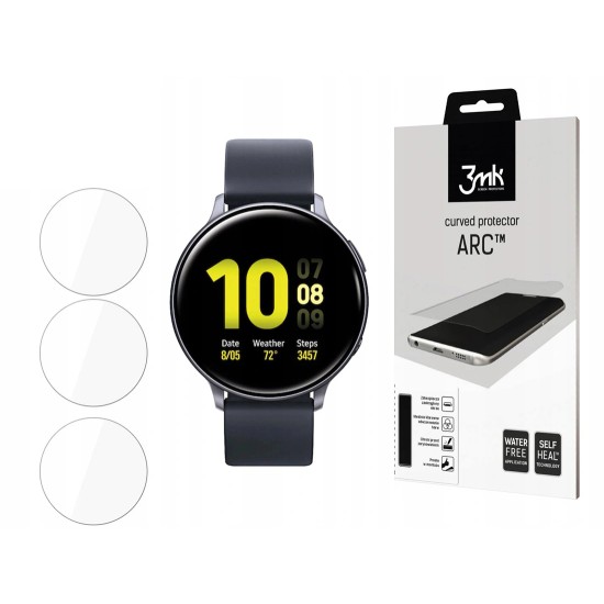 3MK Watch Protection ARC Film (3 gab.) priekš Samsung Galaxy Watch Active - Ekrāna Aizsargplēve