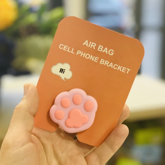 Phone Socket Cute Popping Up Finger Grip Mount - Silicone_44 - Универсальный держатель для телефона