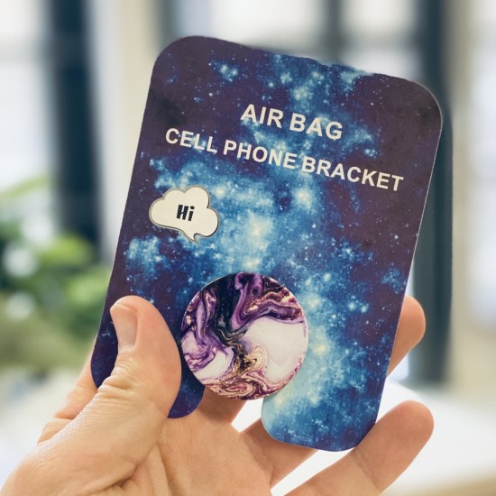Air Bag Cell Phone Bracket Up Finger Grip Mount - S/ style_40 - Universālais turētājs telefonam