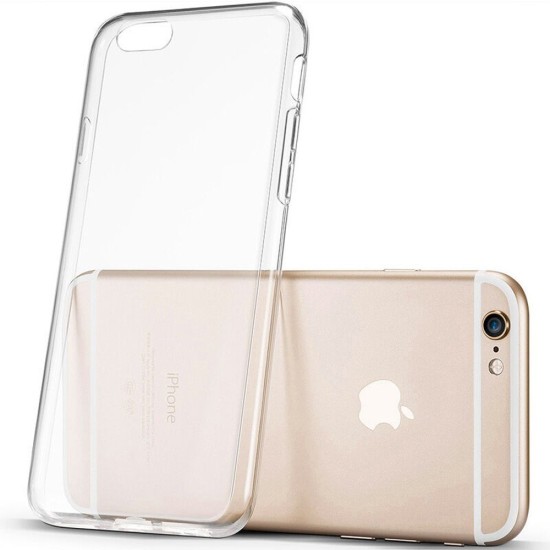Back Case Ultra Slim 0.5mm priekš Apple iPhone 7 / 8 / SE2 (2020) / SE3 (2022) - Caurspīdīgs - super plāns silikona aizmugures apvalks / bampers-vāciņš