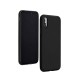 Forcell Silicone Lite Back Case priekš Samsung Galaxy A51 A515 - Melns - matēts silikona aizmugures apvalks / vāciņš