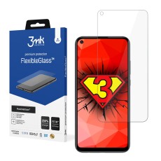 3MK FlexibleGlass Hybrid Tempered Glass / Film protector priekš Huawei P40 Lite E - hibrīds ekrāna aizsargstikls / aizsargplēve