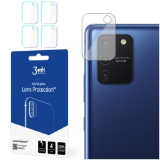 3MK Lens Protection (4 gab.) Hybrid Tempered Glass / Film camera protector priekš Samsung Galaxy S10 Lite G770 - hibrīds aizmugurējās kameras aizsargstikls / aizsargplēve