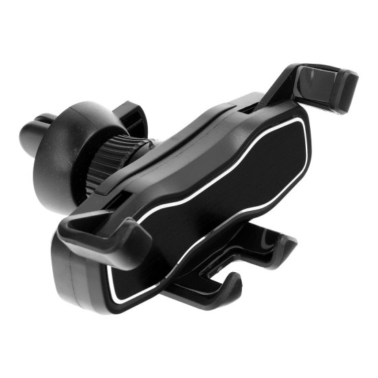 Auto-Clamping Gravity Air Vent Car holder - Melns - Universāls stiprinājums turētājs auto ventilācijas režģa