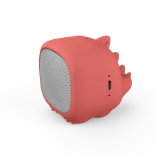 Forever Willy ABS-200 Bluetooth wireless speaker / skaļrunis - komplektā ar silikona apvalku melnā vaļa un sarkanā dinozaura formā