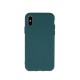 OEM Silicone Back Case (Microfiber Soft Touch) priekš Xiaomi Redmi Note 8T - Tumši Zaļš - matēts silikona aizmugures apvalks