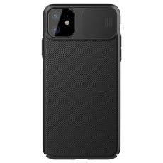 Nillkin CamShield Slide Camera Back Hard Case Cover priekš Apple iPhone 11 - Melns - plastikas aizmugures apvalks / bampers ar kameras aizsargmehānismu