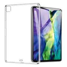 Flexible Clear TPU Tablet Cover Case priekš Apple iPad Pro 12.9 (2020 / 2021 / 2022) - Caurspīdīgs - silikona aizmugures apvalks / bampers