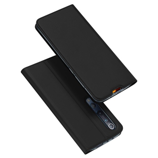 Dux Ducis Skin Pro series priekš Xiaomi Mi 10 5G / Mi 10 Pro 5G - Melns - sāniski atverams maciņš ar magnētu un stendu (ādas maks, grāmatiņa, leather book wallet case cover stand)