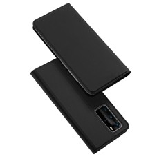 Dux Ducis Skin Pro series priekš Huawei P40 Pro - Melns - sāniski atverams maciņš ar magnētu un stendu (ādas maks, grāmatiņa, leather book wallet case cover stand)