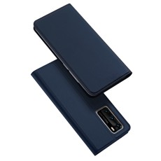 Dux Ducis Skin Pro series priekš Huawei P40 - Tumši Zils - sāniski atverams maciņš ar magnētu un stendu (ādas maks, grāmatiņa, leather book wallet case cover stand)