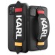 Karl Lagerfeld Strap Kryt Pro series Back Case KLHCN58HDAWBK priekš Apple iPhone 11 Pro - Melns - mākslīgās ādas aizmugures apvalks / maciņš