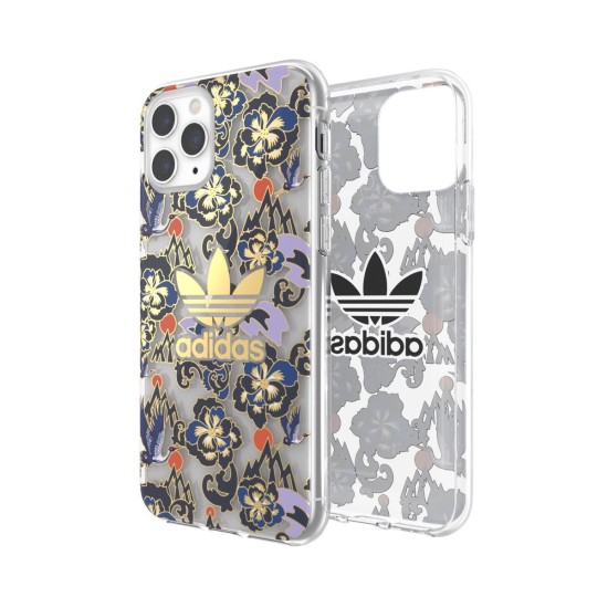 Adidas Originals Clear Case CNY AOP series для Apple iPhone 11 Pro - Золотистый - силиконовый чехол-накладка / бампер-крышка