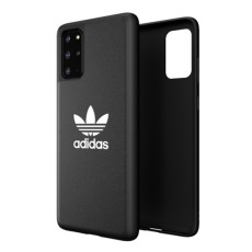 Adidas Originals Moulded Case Trefoil series priekš Samsung Galaxy S20 Plus 5G G986 - Melns - silikona aizmugures apvalks / bampers-vāciņš