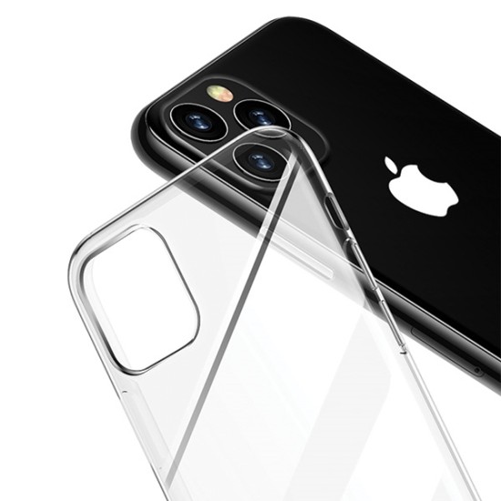 Usams Primary series TPU Back Case priekš Apple iPhone 11 Pro - Caurspīdīgs - silikona aizmugures apvalks / bampers-vāciņš