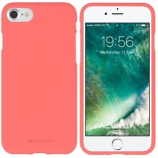 Mercury Soft Jelly Case priekš Huawei P40 Lite - Rozā - matēts silikona apvalks (bampers, vāciņš, slim TPU silicone cover shell, bumper)