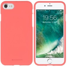 Mercury Soft Jelly Case priekš Samsung Galaxy A41 A415 - Rozā - matēts silikona apvalks (bampers, vāciņš, slim TPU silicone cover shell, bumper)