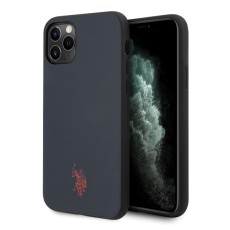 U.S. Polo Assn. Polo Type Collection series USHCN58PUNV priekš Apple iPhone 11 Pro - Tumši Zils - silikona aizmugures apvalks / bampers-vāciņš
