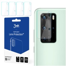 3MK Lens Protection (4 gab.) Hybrid Tempered Glass / Film camera protector priekš Huawei P40 Pro - hibrīds aizmugurējās kameras aizsargstikls / aizsargplēve