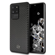 Mercedes Benz Dynamic Line series Back Case MEHCS69SRCFBK для Samsung Galaxy S20 Ultra 5G G988 - Чёрный - карбоновая крышка / накладка-бампер