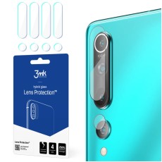 3MK Lens Protection (4 gab.) Hybrid Tempered Glass / Film camera protector priekš Xiaomi Mi 10 5G / Mi 10 Pro 5G - hibrīds aizmugurējās kameras aizsargstikls / aizsargplēve