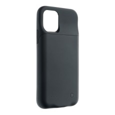 Powerbank 3500mAh Back Case priekš Apple iPhone 11 Pro - Melns - silikona / plastikāta aizmugures apvalks / bampers-vāciņš ar Iebūvētu akumulatoru