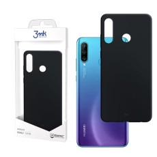 3MK Matt Case priekš Huawei P30 Lite - Melns - matēts silikona aizmugures apvalks / bampers-maciņš