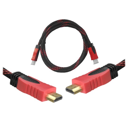 Lexton 3M LX HD71 HDMI to HDMI (v1.4) High Speed Cable Adapter - Sarkans - video adapteris vads / kabelis
