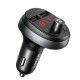 Mcdodo CC-6880 Car Kit HandsFree FM Transmitter ar Bluetooth V4.2 12/24V 2xUSB 3A - Melns - USB FM Transmiteris un auto lādētājs, MP3 Audio atskaņotājs, automašinas bezvadu brīvroku sistēma