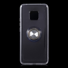 Finger Ring Kickstand Clear TPU Back Case priekš Huawei Mate 20 Pro - Caurspīdīgs - silikona aizmugures apvalks ar gredzenu