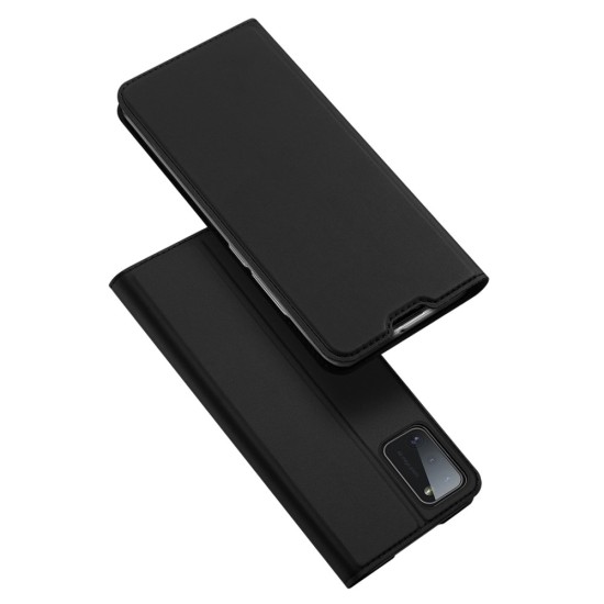 Dux Ducis Skin Pro series priekš Samsung Galaxy A41 A415 - Melns - sāniski atverams maciņš ar magnētu un stendu (ādas maks, grāmatiņa, leather book wallet case cover stand)