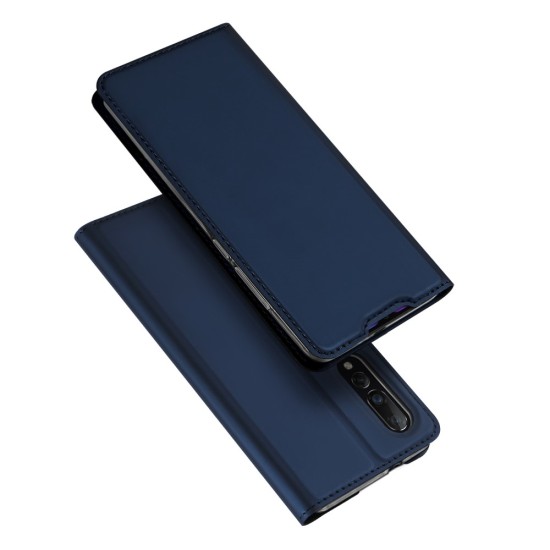 Dux Ducis Skin Pro series priekš Xiaomi Mi Note 10 Lite - Tumši Zils - sāniski atverams maciņš ar magnētu un stendu (ādas maks, grāmatiņa, leather book wallet case cover stand)