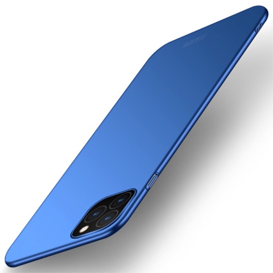 MOFI Shield Slim Plastic Phone Casing priekš Apple iPhone 11 Pro - Zils - matēts plastikas aizmugures apvalks (bampers, vāciņš, slim silicone cover shell, bumper)