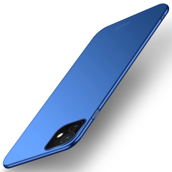 MOFI Shield Slim Plastic Phone Casing priekš Apple iPhone 11 - Zils - matēts plastikas aizmugures apvalks (bampers, vāciņš, slim silicone cover shell, bumper)
