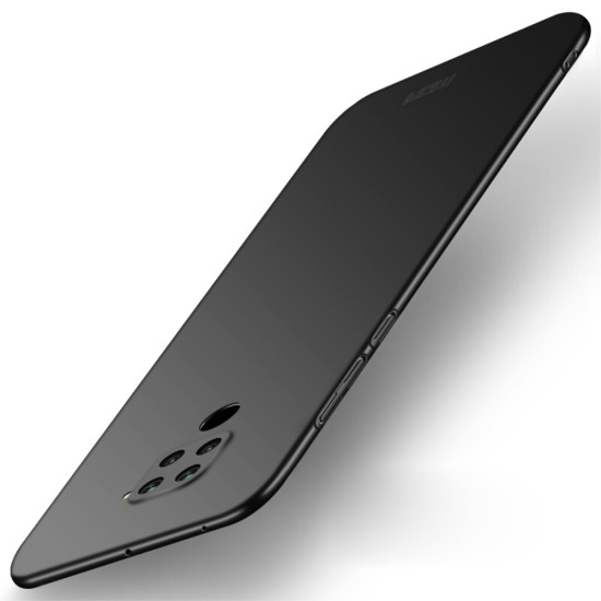 MOFI Shield Slim Plastic Phone Casing priekš Xiaomi Redmi Note 9 - Melns - matēts plastikas aizmugures apvalks (bampers, vāciņš, slim silicone cover shell, bumper)