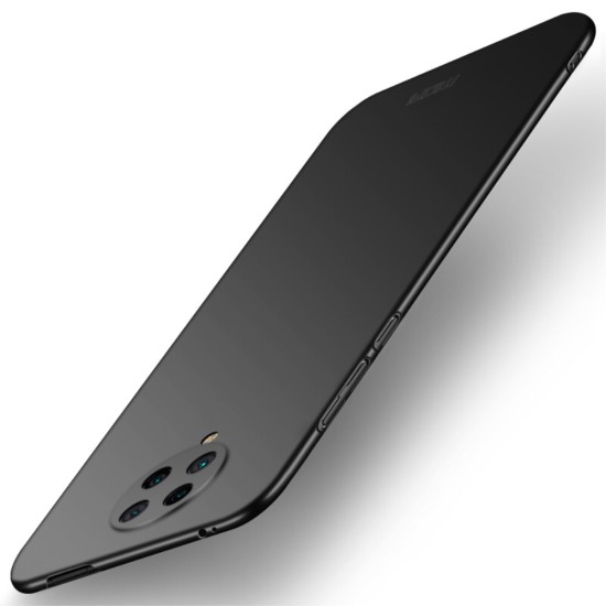 MOFI Shield Slim Plastic Phone Casing priekš Xiaomi Poco F2 Pro - Melns - matēts plastikas aizmugures apvalks (bampers, vāciņš, slim silicone cover shell, bumper)