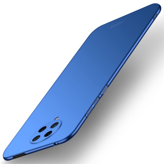 MOFI Shield Slim Plastic Phone Casing priekš Xiaomi Poco F2 Pro - Zils - matēts plastikas aizmugures apvalks (bampers, vāciņš, slim silicone cover shell, bumper)