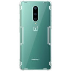 NILLKIN Nature 0.6mm Soft TPU Phone Case priekš OnePlus 8 - Caurspīdīgs - silikona aizmugures apvalks (bampers, vāciņš, slim TPU silicone case shell cover, bumper)
