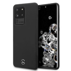 Mercedes Benz Silicone series MEHCS69SILSB для Samsung Galaxy S20 Ultra 5G G988 - Чёрный - силиконовый чехол-накладка (тонкий бампер крышка-обложка, slim TPU case cover, bumper)