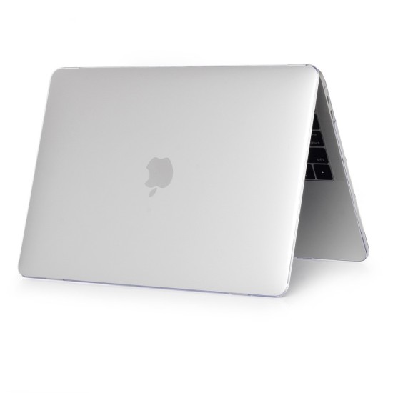 Matte Plastic Protective Case priekš Apple MacBook Pro 16-inch (2019) A2141 - Caurspīdīgs - matēts plastikas no abām pusēm apvalks / maciņš