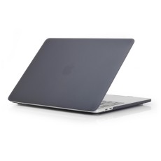 Matte Plastic Protective Case priekš Apple MacBook Pro 15.4-inch (2016 / 2017) A1707; (2018 / 2019) A1990 - Melns - matēts plastikas no abām pusēm apvalks / maciņš