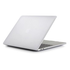 Matte Plastic Protective Case priekš Apple MacBook Pro 15.4-inch (2016 / 2017) A1707; (2018 / 2019) A1990 - Caurspīdīgs - matēts plastikas no abām pusēm apvalks / maciņš