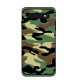 NXE Camouflage Pattern PC/TPU Hybrid Back Case priekš Samsung Galaxy S10 G973 - Tumši Zaļš - plastikāta / silikona aizmugures apvalks / bampers-vāciņš