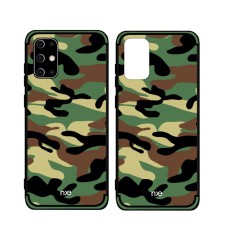 NXE Camouflage Pattern PC/TPU Hybrid Back Case priekš Samsung Galaxy S20 Ultra 5G G988 - Tumši Zaļš - plastikāta / silikona aizmugures apvalks / bampers-vāciņš