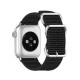 Nylon Canvas Smart Watch Replacement Strap для Apple Watch 42 / 44 / 45 mm / Ultra 49 mm - Чёрный - нейлоновый ремешок для часов