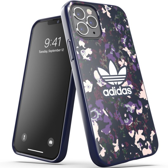 Adidas Originals Graphic SnapCase для Apple iPhone 12 / 12 Pro - Фиолетовый - силиконовый-пластиковый чехол накладка / бампер-крышка