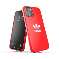 Adidas Originals Trefoil Series SnapCase priekš Apple iPhone 12 Pro Max - Sarkans - silikona aizmugures apvalks / bampers-vāciņš