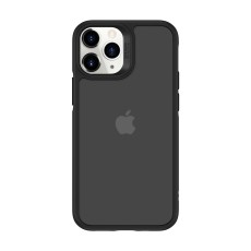 ESR Ice Shield Back Case priekš Apple iPhone 12 Pro Max - Melns - triecienizturīgs silikona-stikla aizmugures apvalks / bampers-vāciņš